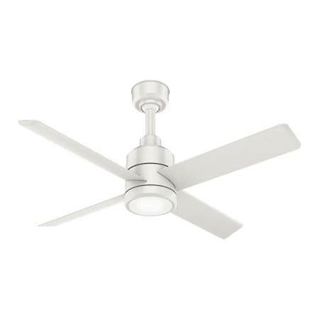 Hunter Hunter TRAK Modern Commercial Ceiling Fan w/ Light Kit - 60" - 24887 CFM - Fesh White 76007